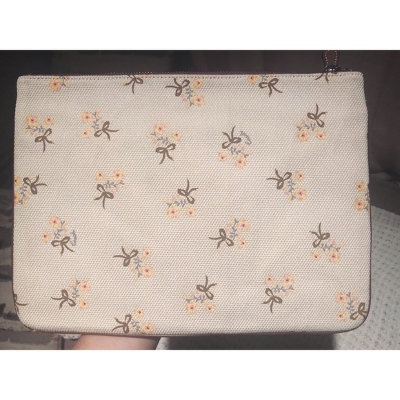 Coach Vandal Gummy Bear Canvas Large Wristlet 30